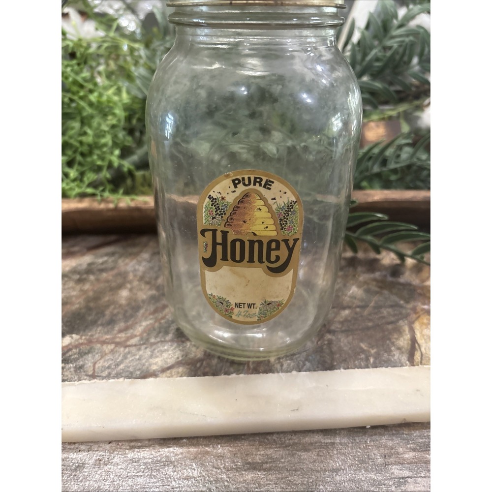 Vintage Honey Jar 47 Oz Mason